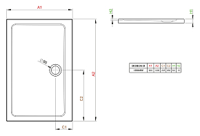 Фото Поддон для душа Radaway Doros D90x130