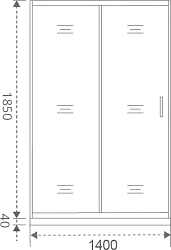 Фото Душевая дверь в нишу Good Door Latte WTW-140-C-WE