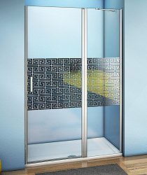 Фото Душевая дверь в нишу Good Door Fantasy WTW-130-F-CH