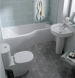 Фото Унитаз-компакт Ideal Standard Connect Arc E803601 без бачка и сиденья
