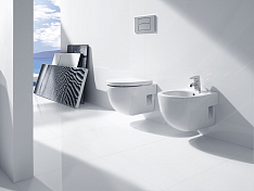 Унитаз подвесной Roca Meridian 346248000 укороченный , изображение 2