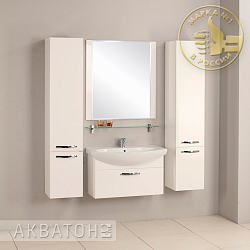 Фото Зеркало Aquaton Ария 80 белое
