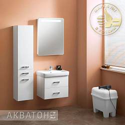 Фото Шкаф-пенал Aquaton Америна белый