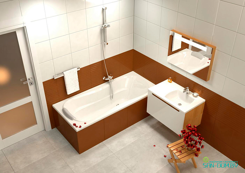 Акриловая ванна Ravak Campanula II 180х80 , изображение 5