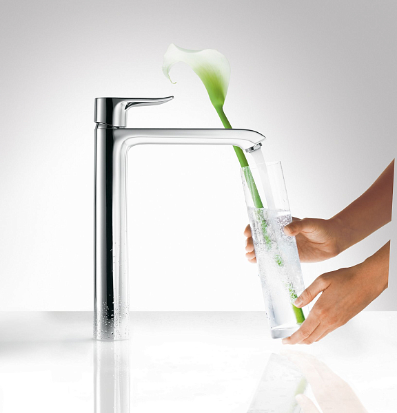 Смеситель Hansgrohe Metris 31082000 для раковины , изображение 2