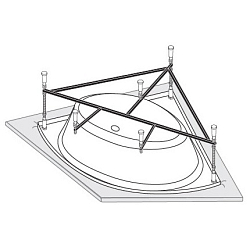 Фото Каркас для ванны Vagnerplast 150x150 VPK150150P