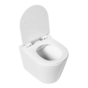 Изображение Унитаз подвесной BelBagno Flay-R безободковый Унитаз подвесной BelBagno Flay-R безободковый , изображение 4