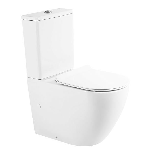 Унитаз-компакт BelBagno Sfera-R BB2141CPR/BB865SC безободковый , изображение 1
