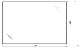 Изображение Зеркало BelBagno SPC-AL-1200-800 Зеркало BelBagno SPC-AL-1200-800 , изображение 9