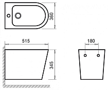 Изображение Биде подвесное BelBagno Flay-R BB053BH Биде подвесное BelBagno Flay-R BB053BH , изображение 7