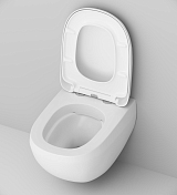 Унитаз подвесной AM.PM Sensation C301700WH безободковый , изображение 5