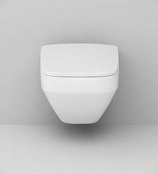 Фото Комплект AM.PM Inspire 2.0 IS47001.50A1700 (унитаз с инсталляцией, сиденье с микролифтом, клавиша Pro S белая)