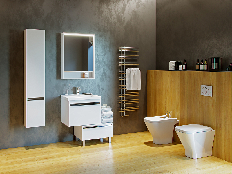 Комод Aquaton Капри 60 белый глянец , изображение 3
