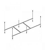 Каркас для ванны AM.PM Gem 160х70 W90A-160-070W-R