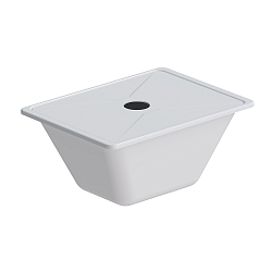Фото Контейнер для ванны AM.PM Gem W90A-070-070W-C с крышкой
