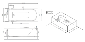 Фото Экран AM.PM Like 150х70 W80A-150-070W-P