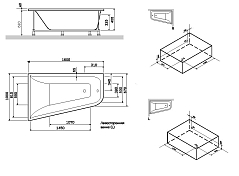 Изображение Акриловая ванна AM.PM Spirit 160х100 R Акриловая ванна AM.PM Spirit 160х100 R , изображение 10