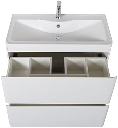 Фото Тумба под раковину BelBagno Albano 100 напольная, bianco lucido