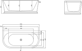 Акриловая ванна BelBagno BB408-1500-800 150х80 , изображение 5