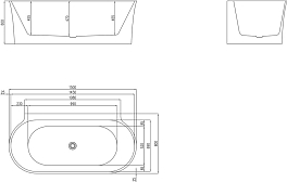 Акриловая ванна BelBagno BB409-1500-800 150х80 , изображение 5