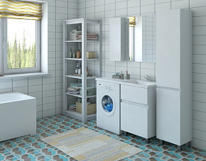 Фото Тумба с раковиной Эстет Dallas Luxe 100 R белая