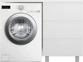 Фото Тумба с раковиной Эстет Dallas Luxe 100 R белая 3 ящика