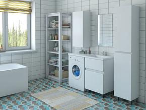 Фото Тумба с раковиной Эстет Dallas Luxe 115 R белая