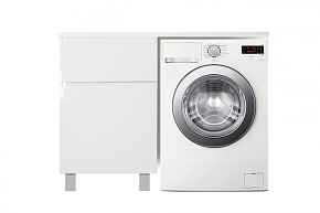 Фото Тумба с раковиной Эстет Dallas Luxe 120 L белая