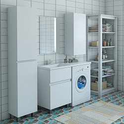 Фото Тумба с раковиной Эстет Dallas Luxe 130 L белая