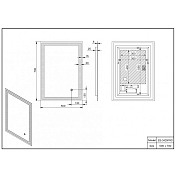 Изображение Зеркало Esbano ES-3429FRD 50 Зеркало Esbano ES-3429FRD 50 , изображение 2