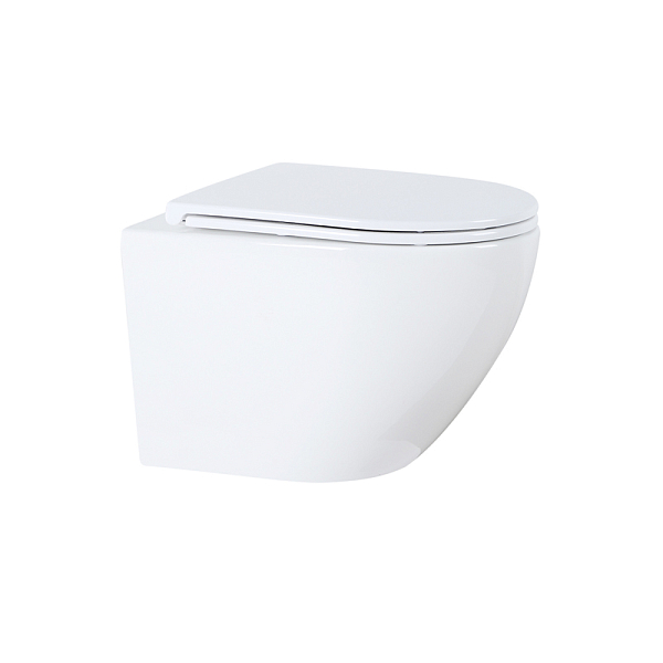 Унитаз подвесной Azario Grado AZ0046 безободковый , изображение 2