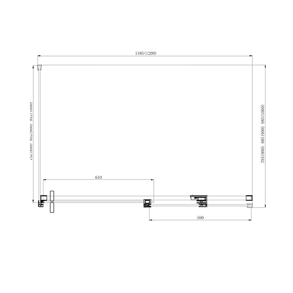 Душевой уголок Azario Vancouver AZNKF1131R800 , изображение 4