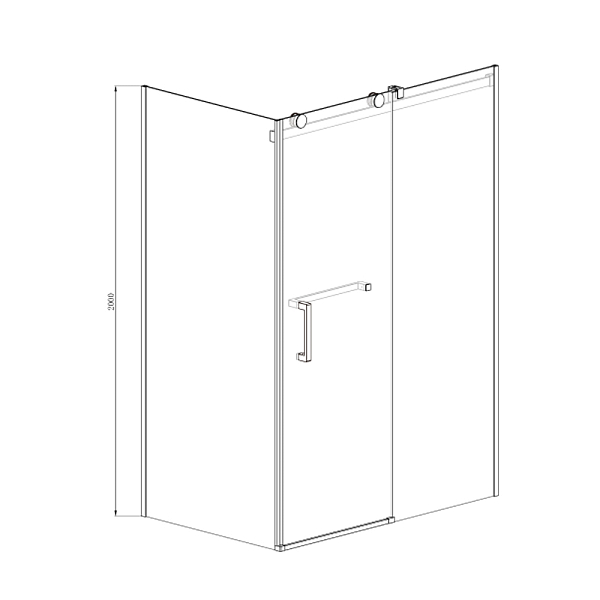 Душевой уголок Azario Vancouver AZNKF1131L800 , изображение 5