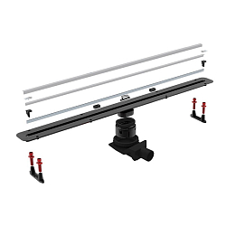 Фото Душевой лоток Pestan Confluo Slim Line 650+ хром матовый