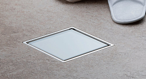 Фото Душевой трап Pestan Confluo Standard Dry 1 White Glass 10x10