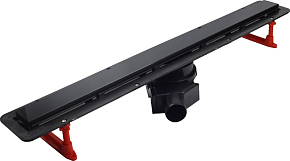 Фото Душевой лоток Pestan Confluo Frameless Line 650 черный матовый
