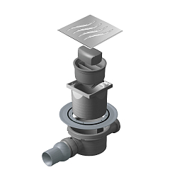 Фото Душевой трап Pestan Confluo Standardl Dry 2 13000016 хром