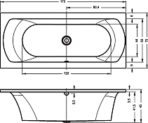 Изображение Акриловая ванна Riho Lima 170x75 R Акриловая ванна Riho Lima 170x75 R , изображение 3