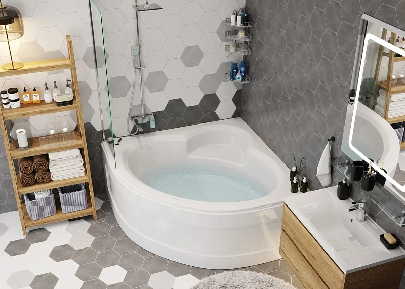 Акриловая ванна Vagnerplast Catalina 146х146 , изображение 6