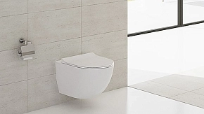 Фото Унитаз подвесной Vitra Sento 7748B003-0075 безободковый