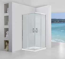 Фото Душевой уголок Black&White Stellar Wind S102 90х90 см
