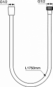 Изображение Душевой шланг Ideal Standard IdealRain A4109XG Душевой шланг Ideal Standard IdealRain A4109XG , изображение 2