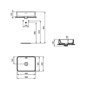 Изображение Раковина Ideal Standard Strada II T296501 50 см Раковина Ideal Standard Strada II T296501 50 см , изображение 3