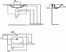Раковина Ideal Standard Tesi T350901 80 см , изображение 2