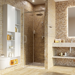 Фото Душевая дверь в нишу Wasserkraft Salm 27I04 90 см