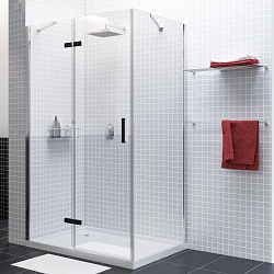Фото Душевой уголок Wasserkraft Aller 10H10LBLACK 120x100