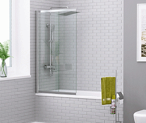 Фото Шторка на ванну Wasserkraft Dill 61S02-80 80х140 см