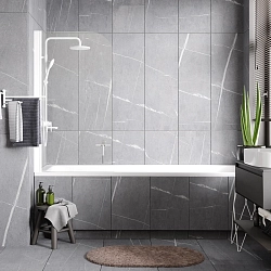 Фото Шторка на ванну Wasserkraft Leine 35P01-80W 80х140 см
