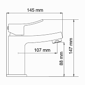 Смеситель Wasserkraft Aller 1064 для раковины , изображение 6