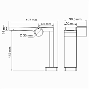 Смеситель Wasserkraft Alme 1510 для раковины , изображение 7
